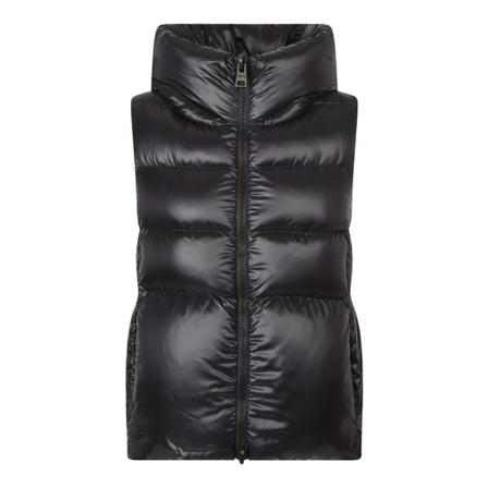 Herno, zipped padded gilet Zwart, Dames, Maat:L