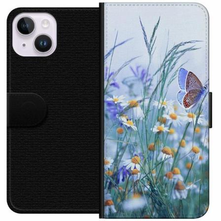 Apple Iphone 14 Plus Plånboksfodral Blommor