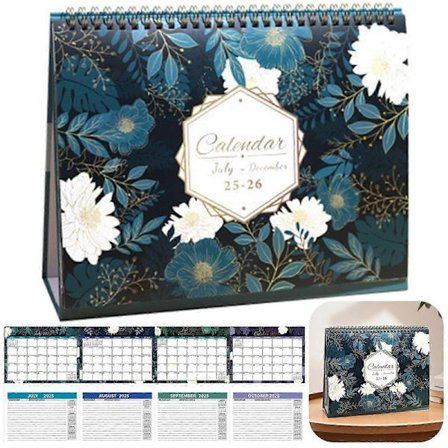 Bordkalender 2025-2026 Kalender løber fra juli 2025 til december 2026