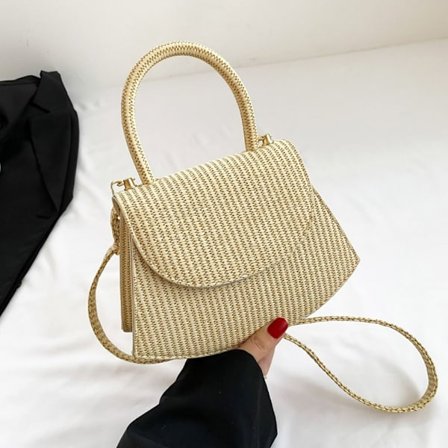 Kvinder håndtaske skuldertaske KHAKI