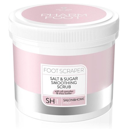 Fotskrubb - 800g - Salt och socker skrubb - Pharm foot