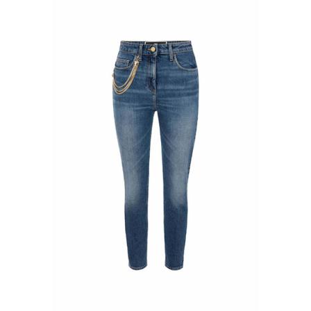 Elisabetta Franchi, Jeans Blauw, Dames, Maat:W27,stretch