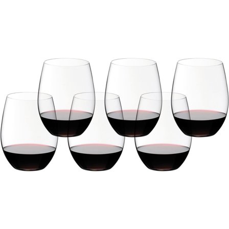 Riedel O Wine Tumbler Cabernet / Merlot viinilasit 6-pakkaus 20-vuotisjuhlavuosi