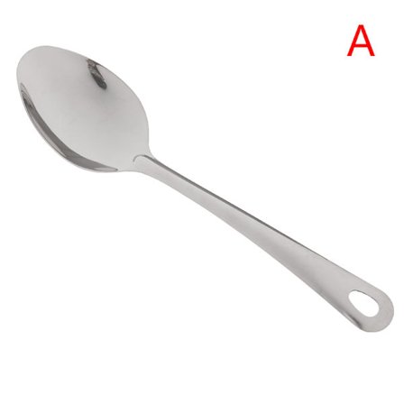 Rustfritt stål Sil Skje Kjøkken dørslag Skje Filter Pe