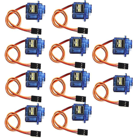 10 stk. Mikro Servo Flyvemaskine Servo Helikopter Servo Mange Ambition Sg90 9g Mini Mikro Servo Til Rc Helikopter Flyvemaskine Bil Køretøj Båd 