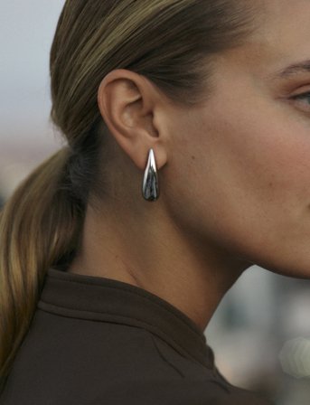 Edblad Crest Studs - Silver - ONE SIZE