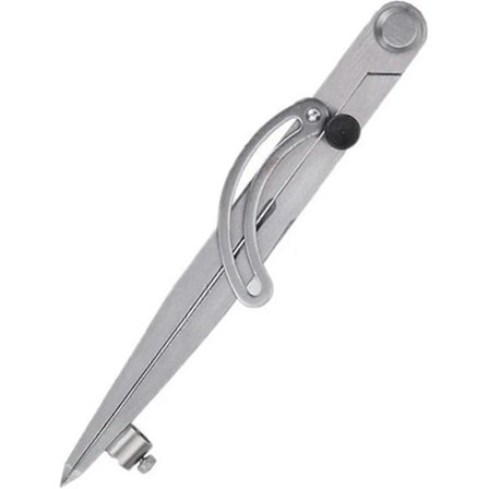 Vingekompass, sirkelkompass for snekkere, merkekompass i karbonstål, tørrpunktkompass [D]