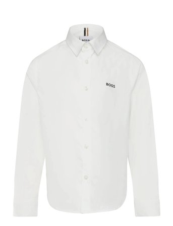 BOSS Long Sleeved Shirt - White - 114