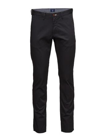 Slim Twill Chinos Black GANT