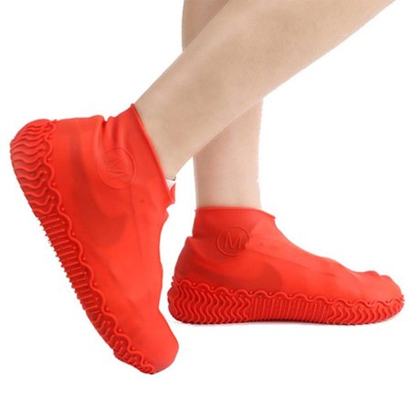 1-Par Skyddande Hållbara Skoöverdrag i Silikon