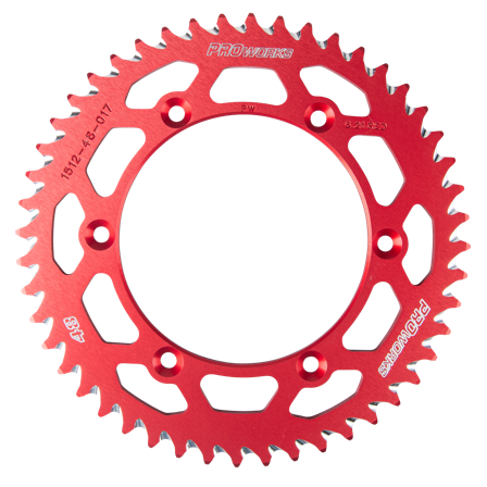 Zębatka Tylna Proworks Aluminiowa Czerwona - Beta RR 390 4T 2015-2024