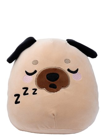 Puckator Squidglys Scratch The Adorasaur Reversible Glow In The Dark Plush Toy - Beige - ONE SIZE