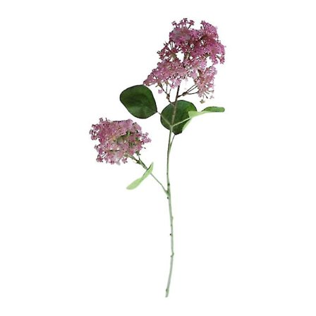 2 hoder kunstig blomst ikke visne fotorekvisita kveldsdis blomst til bryllup (lys lilla)