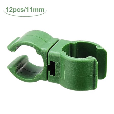 2023 Nye 12 stk. Hjemmekonnektor Beslag Dele Drivhus Filmspænder Universal Klips Have Drejelig Fastgørelse Solskærmsnet Værktøj