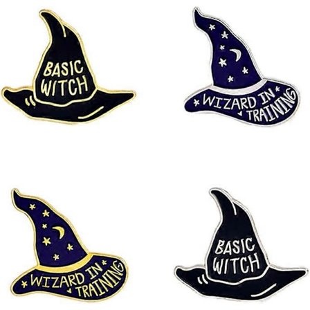 Halloween Noitahattu Rintakoru Neula Velho Harjoittelussa Reversineula Rintaneula Vaatemerkki Villapaita Klipsi Vaatteille Laukut Koristelu Tyyli 4, 