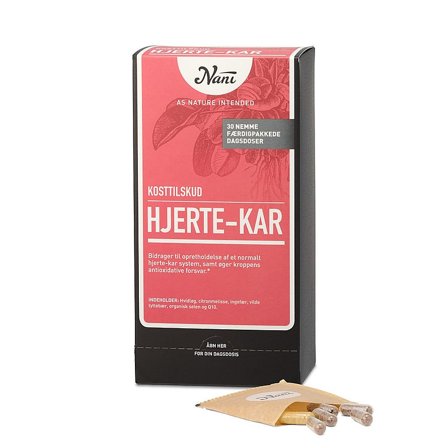 Nani Helsepakke Hjerte-kar 30 breve, Helse & Madvarer, Hjerte & Kredsløb, Hjertet