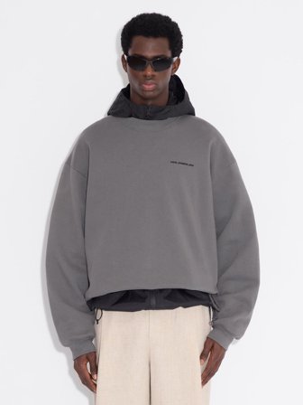 Holzweiler - Anthem Flora Sweater - Grey - Mens - Extra Large