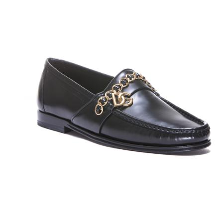 Dolce & Gabbana Instappers , Zwart , Heren , Maat: 41 1/2 EU Instappers & Slip ons