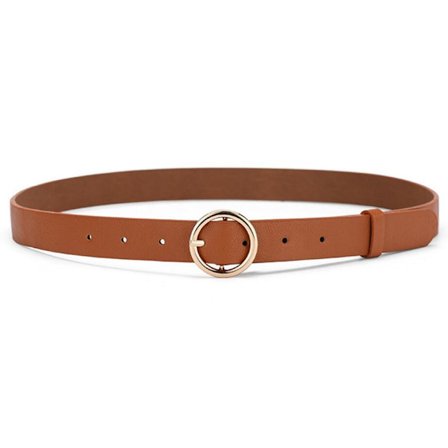 Bälte med Runt Spänne