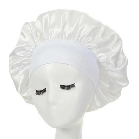 Hot tilbud til lav pris! Sovehætte - Satinhætte - Sovehætte Hvid One Size hvid white-Glad