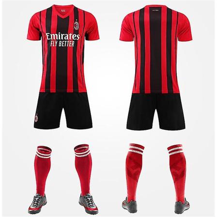 21/22 Hem Barn Fotbollssatser Skjorta Fotbollströja Träningsdräkt Ac Milan Home Ibrahimovic 11 16(2-3years)