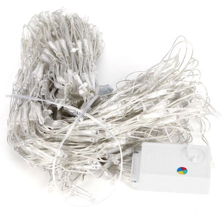 444 LED-valosarja ulkotiloihin, vedenpitävä verkkovaloverkko, koristeellinen juhliin ja häihin, EU 220 V