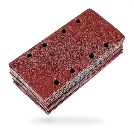 Slibepapir Slibeark 93 x 185 mm. Sæt med 35 ark P40/60/80/120/240 slibning af træ metal maling