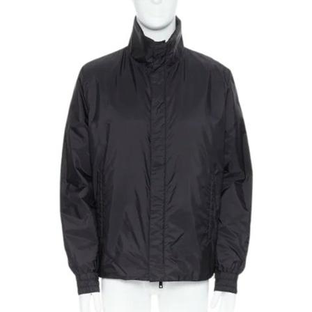 Prada Vintage Pre-owned nylon overtj Sort, Dame Vintage Jakker