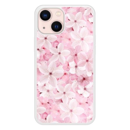 Siliconeförstärkt tryckt skal kompatibelt med Apple iPhone 13 Mini Sakura