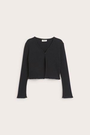 Kappahl | Ribbad bolero | Svart