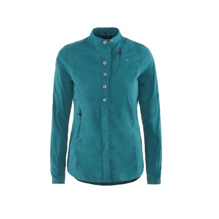 Klättermusen Tyr Shirt Women's Women long-sleeved shirts Blue XS