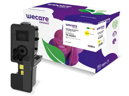 Wecare Toner KYOCERA TK-5240Y 3K gul - Lyreco - Toner och bläck - Tonerkassetter - Toner WeCare