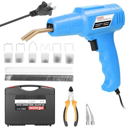 100w Plast Svetsmaskin Reparationssats Termisk Skärning Varm Häftapparat Plast Hål Reparation Verktygssats Med 600st Häftklamrar