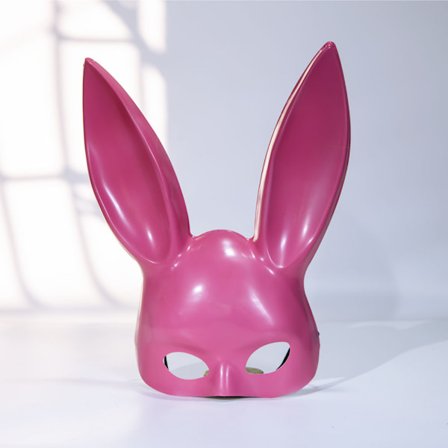 Poudre Femme Mask Rabbit Mask Black One Size, Svart, One Size EU