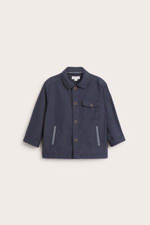 Newbie | Overshirt med brystlomme Mørkeblå 104 | Mørkeblå