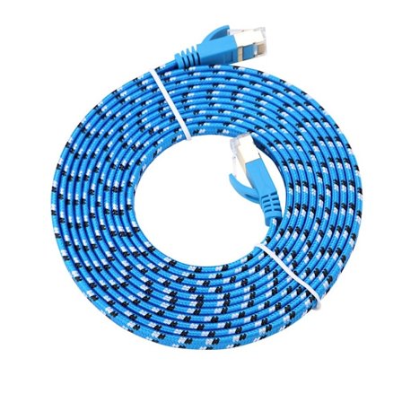 3M 8-kärnig ultratunn Cat7 platt nätverkskabel LAN-kabel RJ45 1000MHz 32AWG syrefri koppar