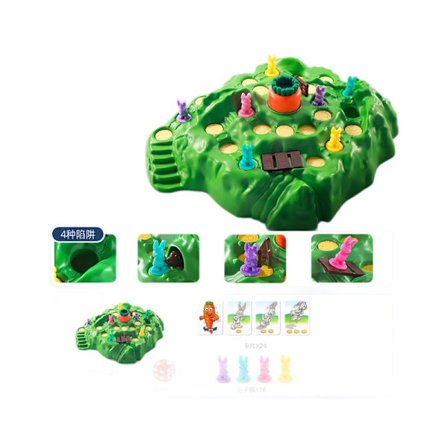 Morsom Kaninfelle Off Road Puslespill Foreldre-Barn Interaksjon Familiesammenkomst Selskapsspill - Oppgradert Versjon - Skilpadde Kaninfelle