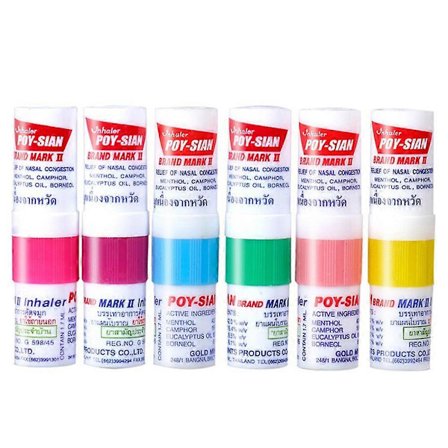 Hot 6 stk. Thailand 8 Xian Tube Næseforfriskende Sovestick Mint Tube Mint Tube Anti-Døsigheds Artefakt