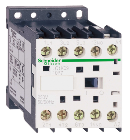 Schneider Electric LC1K1610M7 Mini kontaktor 16 A, AC3, 230 V, Elfordeling & strømforsyning