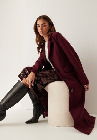 Pieces-Pcjadine Long Coat-XS