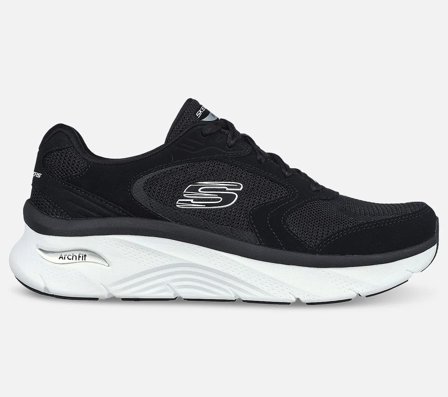 Skechers D'Lux Arch Fit Fritidsko sort 40, Sko