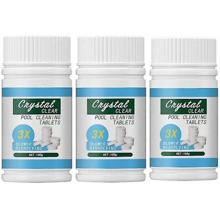 300 stk Klortabletter Multifunksjonell Øyeblikkelig Desinfeksjon For Svømmebasseng Badekar Spa