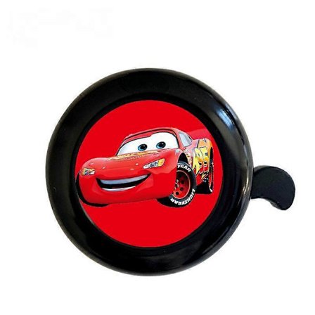 Aluminiums Cykelklokke Cykeltilbehør, Cykel Høj og Klar Lyd - Sort Klokke McQueen (To)