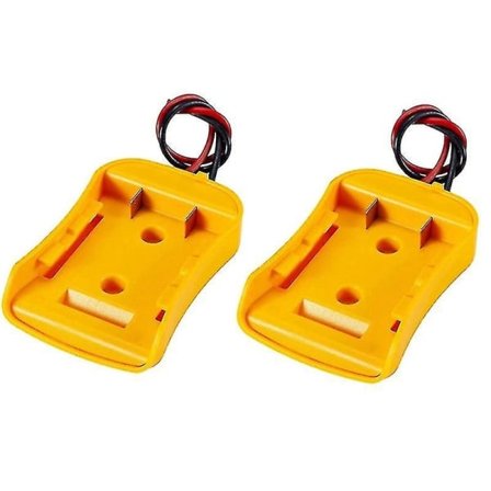 2 kpl Akkuadapteri Dewalt 20V akulle 18V telakointivirtaliitin 12 AWG robotiikkakaapelit liitäntä