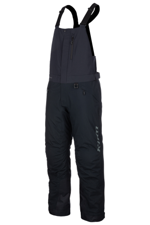 Pantaloni Cu Pieptar De Zăpadă Klim Keweenaw Negru/Asfalt S