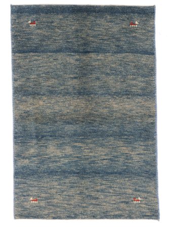 Håndknyttet Gabbeh Persia Fine 80X120 Ullteppe Mørk Grå/Svart Lite