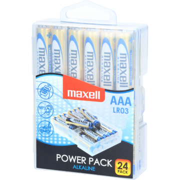 BATTERI MAXEL AAA LR03 1,5V 24
