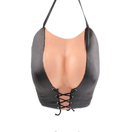 Brystformer Cosplay Simulation Kvindeligt Bryst Som Billedet Viser Crossdressing 32.00X29.00X9.50CM Halloween Kostume 1 Sæt