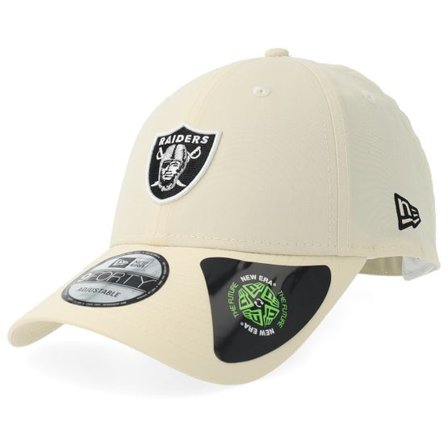 New Era - NFL Beige adjustable Keps - Las Vegas Raiders NFL Recycled Midi 9FORTY Light Terracotta Adjustable @ Hatstore