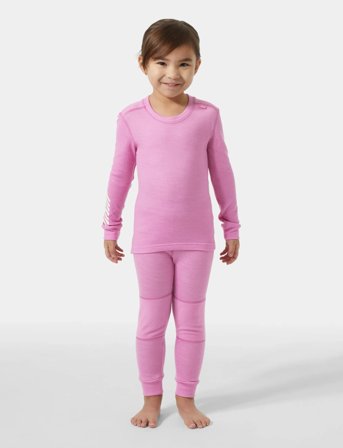 Helly Hansen K Lifa Merino Set - Pink - 104
